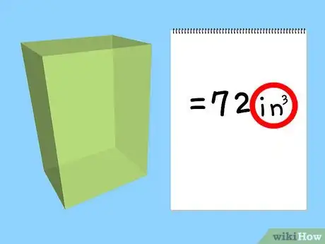 Step 6 把你的结果以计量单位的立方形式表示。