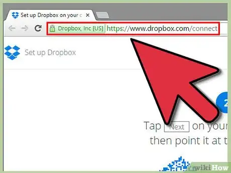 Step 1 在计算机上访问Dropbox官网。