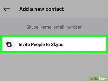 Step 9 邀请好友加入Skype。