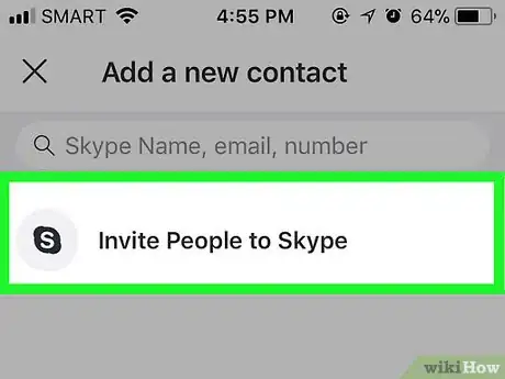 Step 8 邀请好友加入Skype。