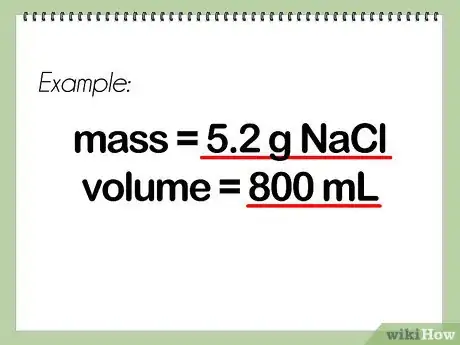 Step 1 5.2克氯化钠（NaCl）溶于800毫升的水里，求此溶液的摩尔浓度。