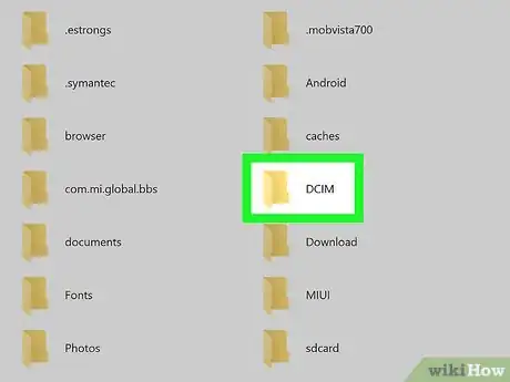 Step 6 双击“DCIM”文件夹。