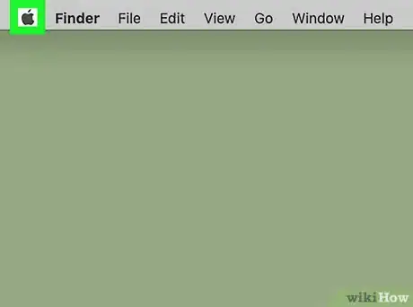 Step 1 打开Apple菜单icon。