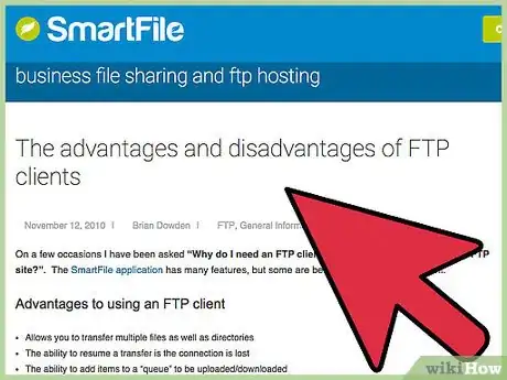 Step 1 了解何时需要使用FTP客户端。