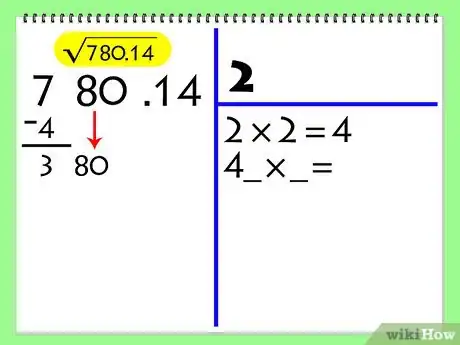 Step 4 第二左的一对数字写下来。