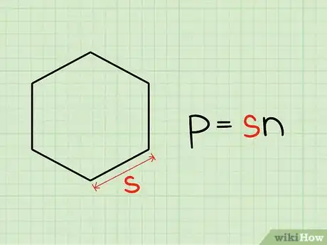 Step 1 计算正多边形的周长。