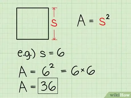 Step 2 计算正方形面积。