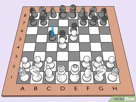 Step 3 将一个兵移动到c5，对白色棋子施压。