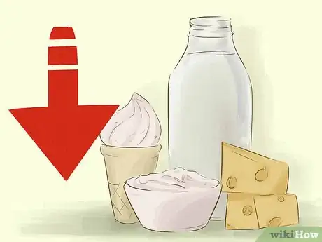 Step 3 少吃乳制品和白面粉。