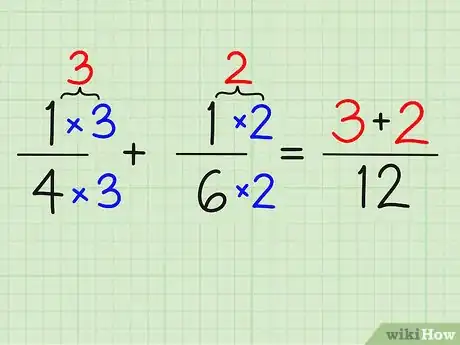 Step 2 分数乘法时一定要找最小公分母。