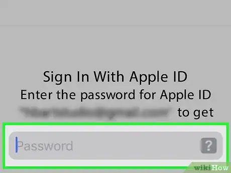 Step 5 输入你的触控ID或Apple ID密码。