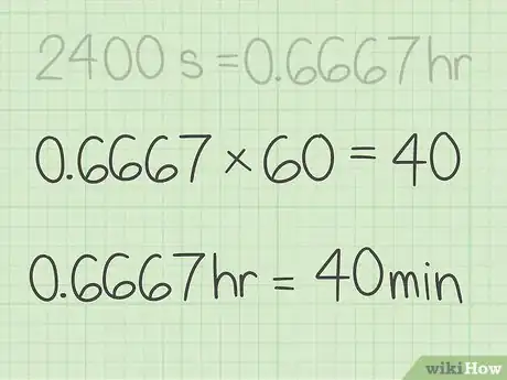 Step 3 将小数点后的数字换算成分钟数。