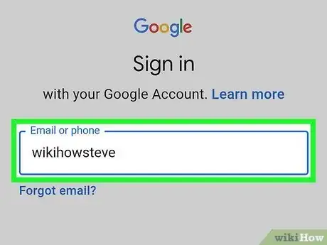 Step 1 在设置安卓系统时登录Gmail。