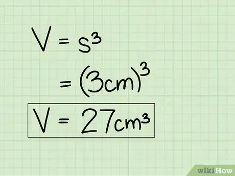 Step 4 最终答案用立方单位表示：27 cm3。