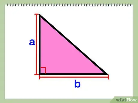 Step 1 求直角三角形两条短边的长度，表示为a和b。