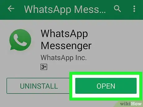 Step 1 打开WhatsApp应用程序。