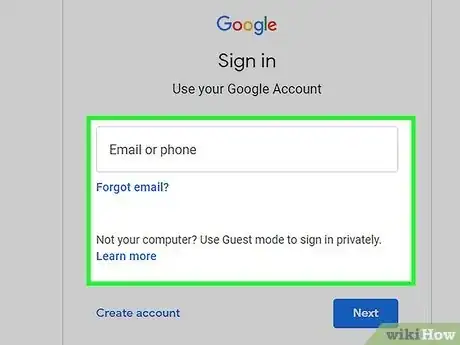 Step 4 登录到Google账号。