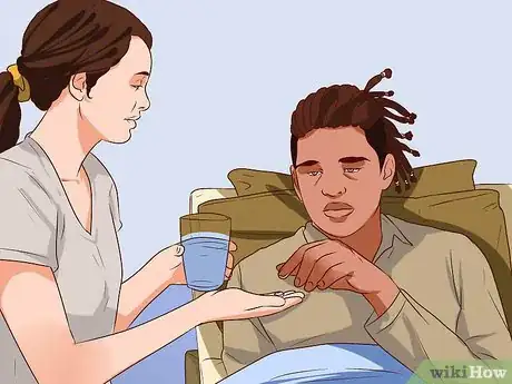 Step 3 在他生病时照料他。