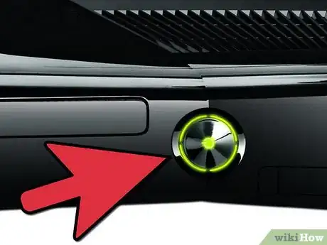 Step 1 打开你的Xbox主机和电视机。