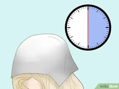 Step 4 把身体部分弄湿。