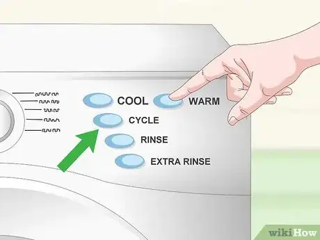 Step 6 后续几次选择温水或热水洗涤。