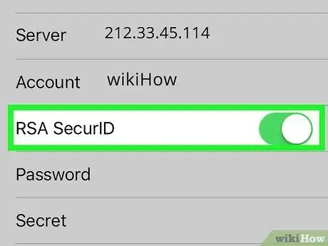 Step 7 如果要使用“RSA SecurID”身份验证，记得把它打开。