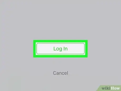 Step 10 点击移动设备上的登录按钮。