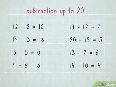 Step 5 熟记20以内的减法结果。