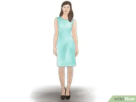 Step 3 与渔网袜搭配的其他服饰要尽量简洁。