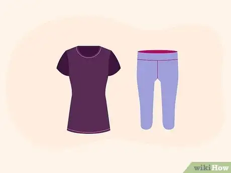 Step 1 带上质量较好的健身服。