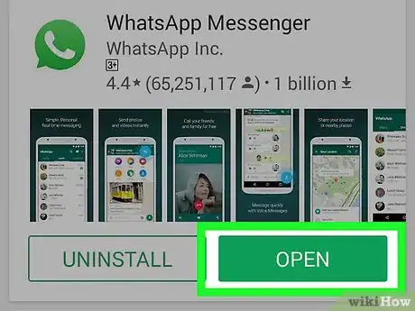 Step 1 打开WhatsApp应用程序。