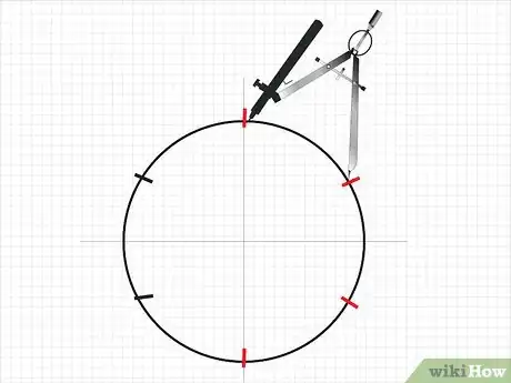 Step 6 用同样的方法制作后四个标记点。