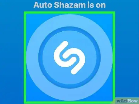 Step 5 再次点击Shazam标志，关闭Shazam自动识别。