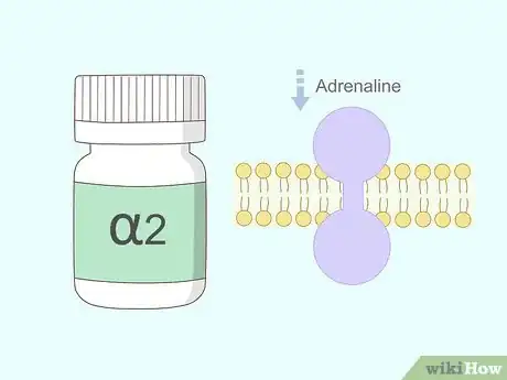 Step 8 α-2受体激动剂——这种药物会减少自主神经系统（不随意神经系统）交感部分的功能。