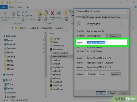 Step 6 复制DLL的路径。