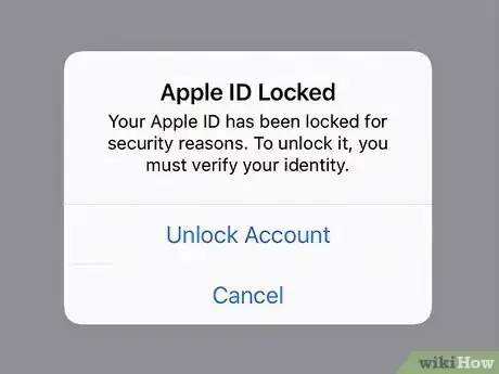 Step 7 你的Apple ID被锁定了。