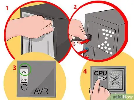 Step 11 重新组装计算机，并连入电源。