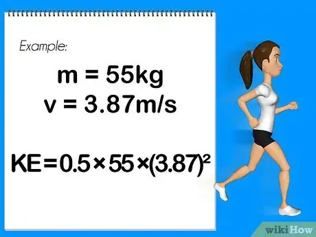 Step 2 把质量和速度代入灯饰。