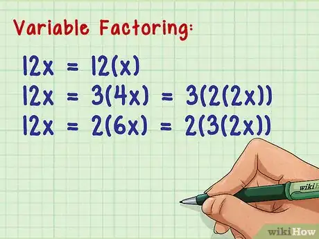 Step 2 能因式分解的变量表达式。