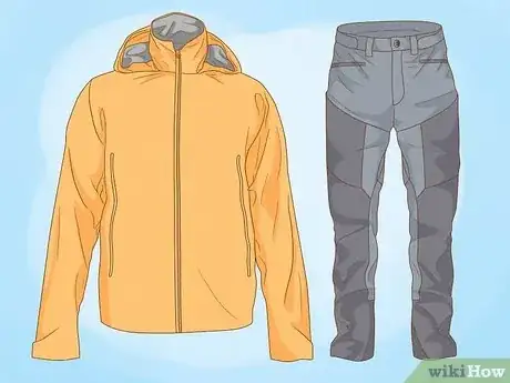 Step 4 带上正确的衣服。