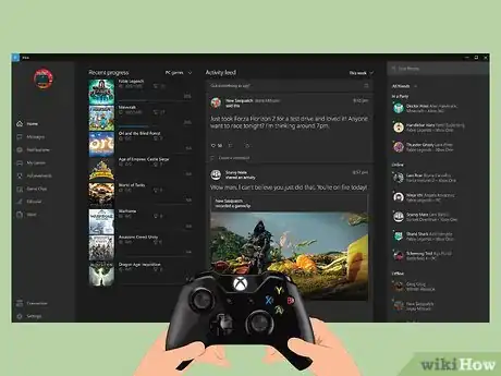 Step 4 在Windows 10上打开Xbox应用程序并登录。