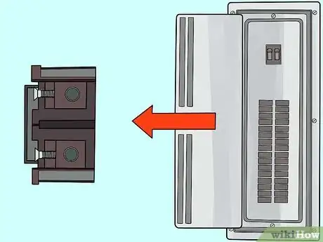 Step 14 将断路器从面板拆下。