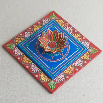 Wooden Rangoli