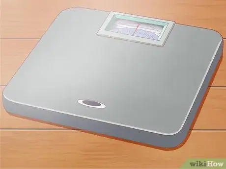 Step 1 把电子秤放在一个宽敞点的地方。