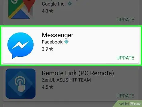 Step 5 点击Messenger。