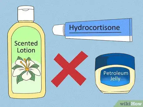 Step 1 不能使用普通的药膏和洗剂。