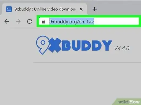 Step 3 在网络浏览器中打开 https://9xbuddy.org/en-1av...