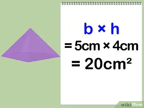 Step 2 底边乘以斜高。