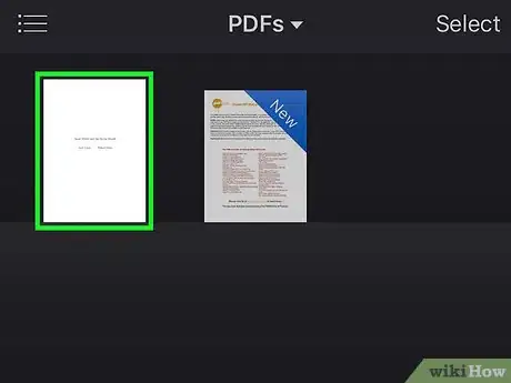 Step 4 点击书库中的PDF。