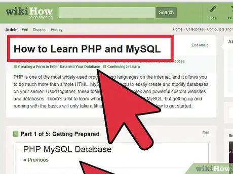 Step 3 学习PHP和MySQL。